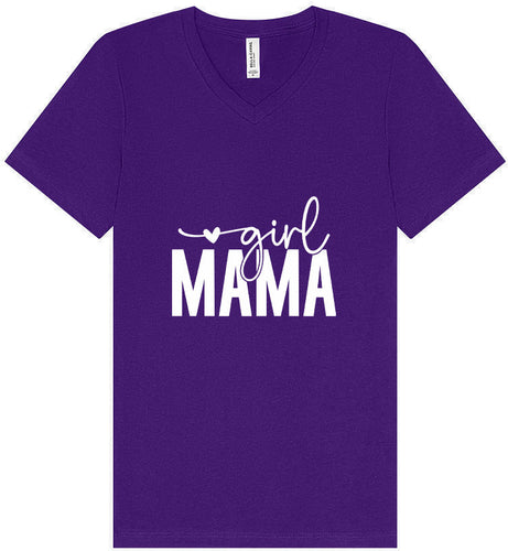 Girl Mama Unisex V-Neck Shirt