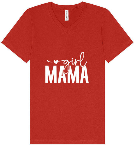 Girl Mama Unisex V-Neck Shirt