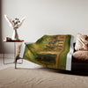 Sweatshirt Blanket – Plush Fleece Throw, 2 Size Options