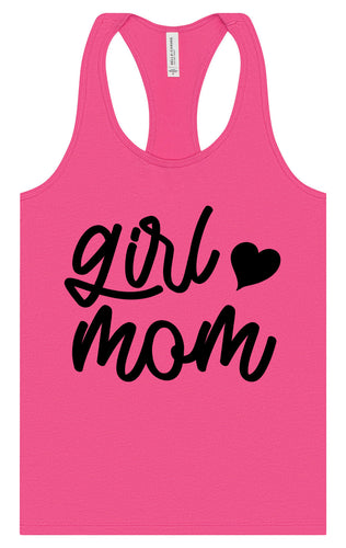 Girl Mom Women's Racerback Tank