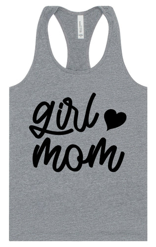 Girl Mom Women's Racerback Tank