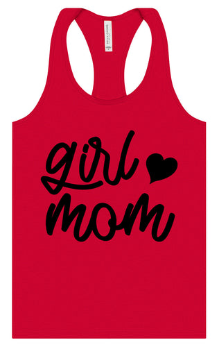 Girl Mom Women's Racerback Tank
