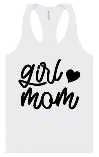 Girl Mom Women's Racerback Tank