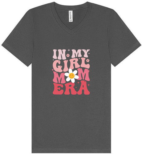 Girl Mom Era Unisex V-Neck Shirt