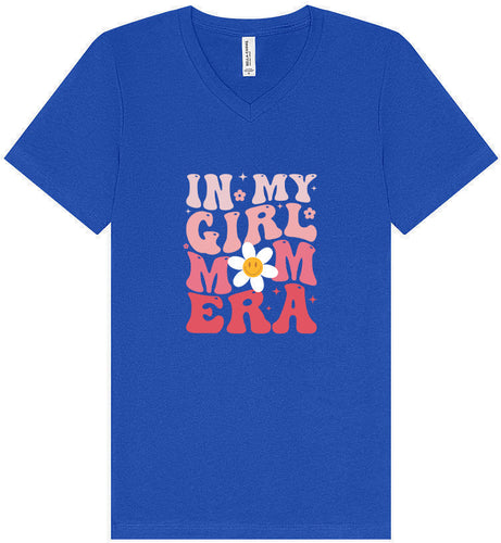 Girl Mom Era Unisex V-Neck Shirt