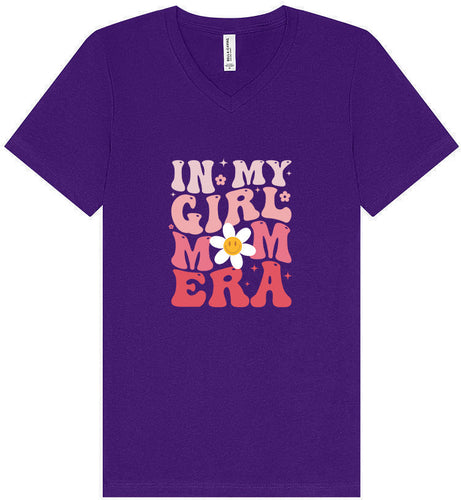 Girl Mom Era Unisex V-Neck Shirt