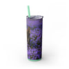 Skinny Tumbler with Straw – 20 oz Stainless Steel Cup