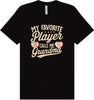 My Favorite Baseball Player Calls Me Grandma Adult Bella Canvas Shirt