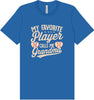 My Favorite Baseball Player Calls Me Grandma Adult Bella Canvas Shirt