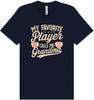 My Favorite Baseball Player Calls Me Grandma Adult Bella Canvas Shirt