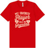 My Favorite Baseball Player Calls Me Grandma Adult Bella Canvas Shirt