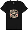 My Favorite Baseball Player Calls Me Grandma Unisex V-Neck Shirt