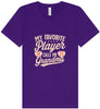My Favorite Baseball Player Calls Me Grandma Unisex V-Neck Shirt