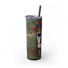 Skinny Tumbler with Straw – 20 oz Stainless Steel Cup