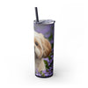 Skinny Tumbler with Straw – 20 oz Stainless Steel Cup