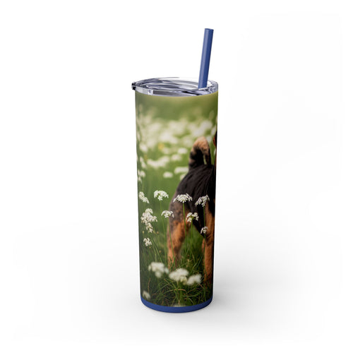 Skinny Tumbler with Straw – 20 oz Stainless Steel Cup