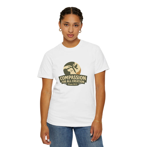 Compassion for All Creation T-Shirt — Psalm 145:9 Christian Graphic Tee,  Matching Pet Apparel Available