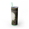 Skinny Tumbler with Straw – 20 oz Stainless Steel Cup