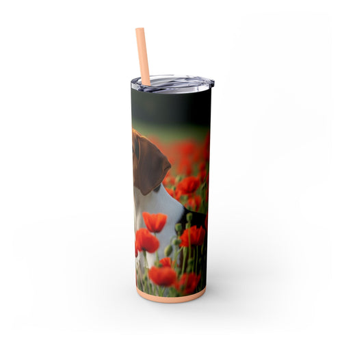Skinny Tumbler with Straw – 20 oz Stainless Steel Cup
