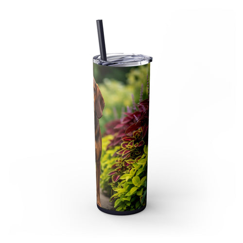 Skinny Tumbler with Straw – 20 oz Stainless Steel Cup