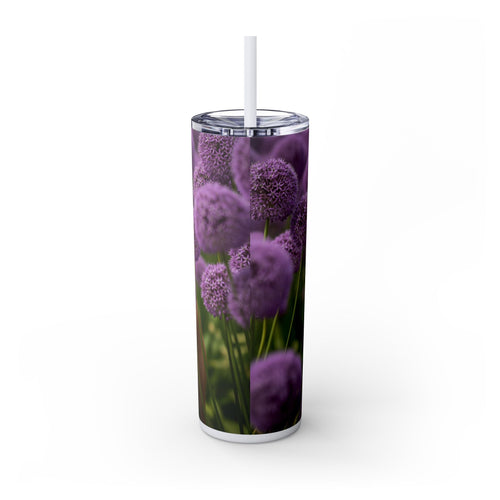 Skinny Tumbler with Straw – 20 oz Stainless Steel Cup