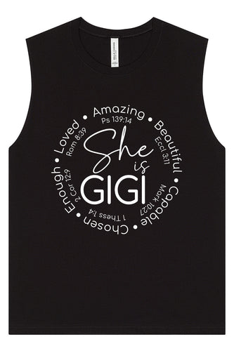 Biblical Gigi Muscle Tank