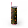 Skinny Tumbler with Straw – 20 oz Stainless Steel Cup