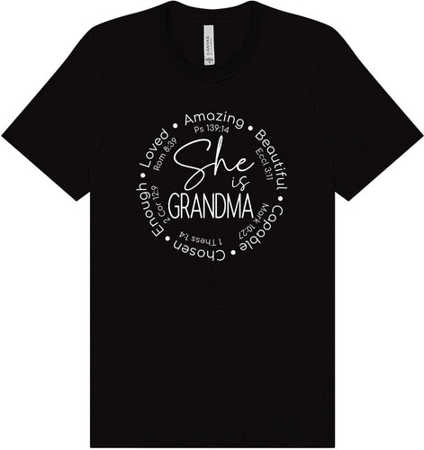 Biblical Grandma Adult Bella Canvas Shirt