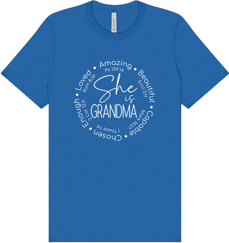 Biblical Grandma Adult Bella Canvas Shirt