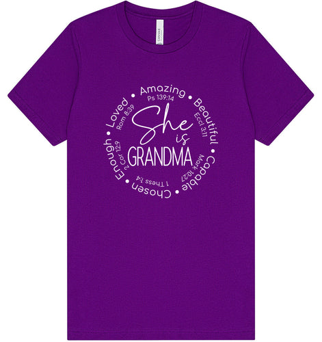 Biblical Grandma Adult Bella Canvas Shirt