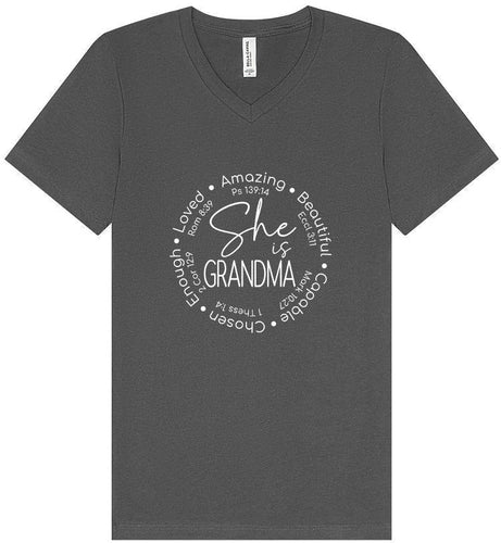 Biblical Grandma Unisex V-Neck Shirt