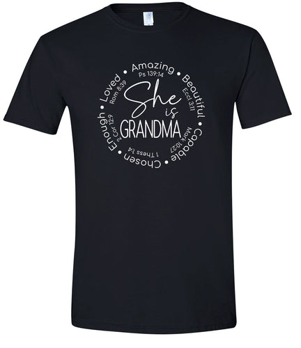 Biblical Grandma Adult Gildan Soft Shirt