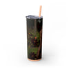 Skinny Tumbler with Straw – 20 oz Stainless Steel Cup