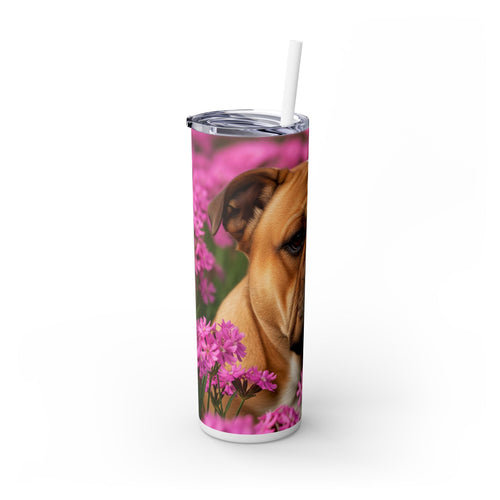 Skinny Tumbler with Straw – 20 oz Stainless Steel Cup