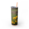 Skinny Tumbler with Straw – 20 oz Stainless Steel Cup