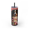 Skinny Tumbler with Straw – 20 oz Stainless Steel Cup