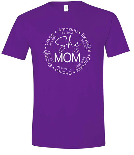 Biblical Mom Adult Gildan Soft Shirt