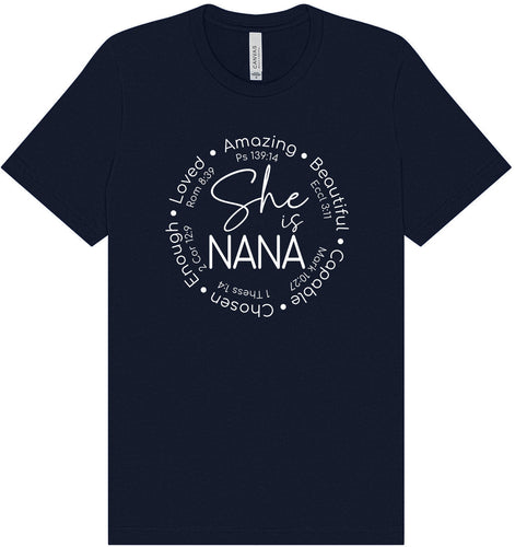 Biblical Nana Adult Bella Canvas Shirt