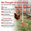 RentACoop Large, Height Adjustable Chicken Treat Dispenser