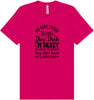 They Don't Know It's Hereditary Adult Bella Canvas Shirt