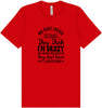 They Don't Know It's Hereditary Adult Bella Canvas Shirt
