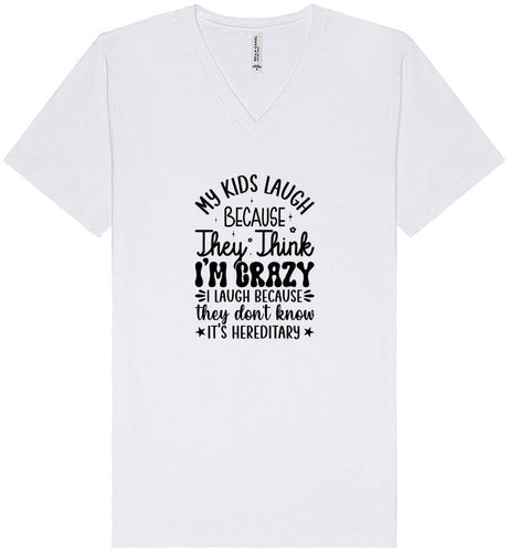 They Don't Know It's Hereditary Unisex V-Neck Shirt