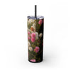 Skinny Tumbler with Straw – 20 oz Stainless Steel Cup