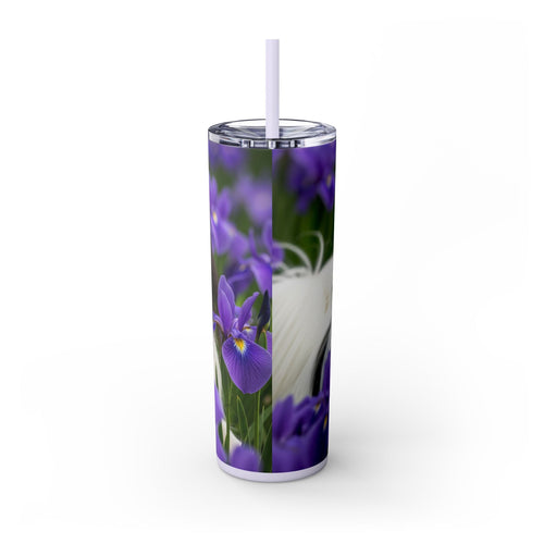 Skinny Tumbler with Straw – 20 oz Stainless Steel Cup