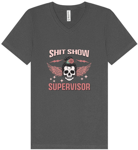 Shitshow Supervisor Unisex V-Neck Shirt
