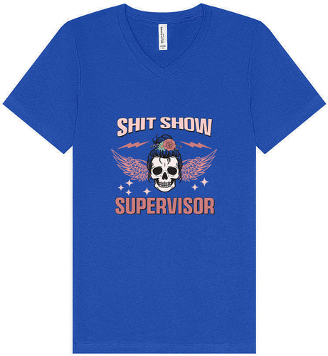 Shitshow Supervisor Unisex V-Neck Shirt