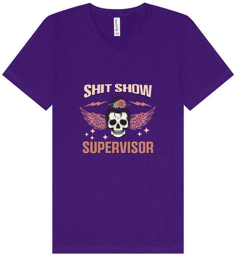 Shitshow Supervisor Unisex V-Neck Shirt