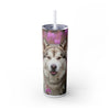 Skinny Tumbler with Straw – 20 oz Stainless Steel Cup