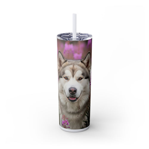 Skinny Tumbler with Straw – 20 oz Stainless Steel Cup