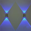 LED double head wall light
